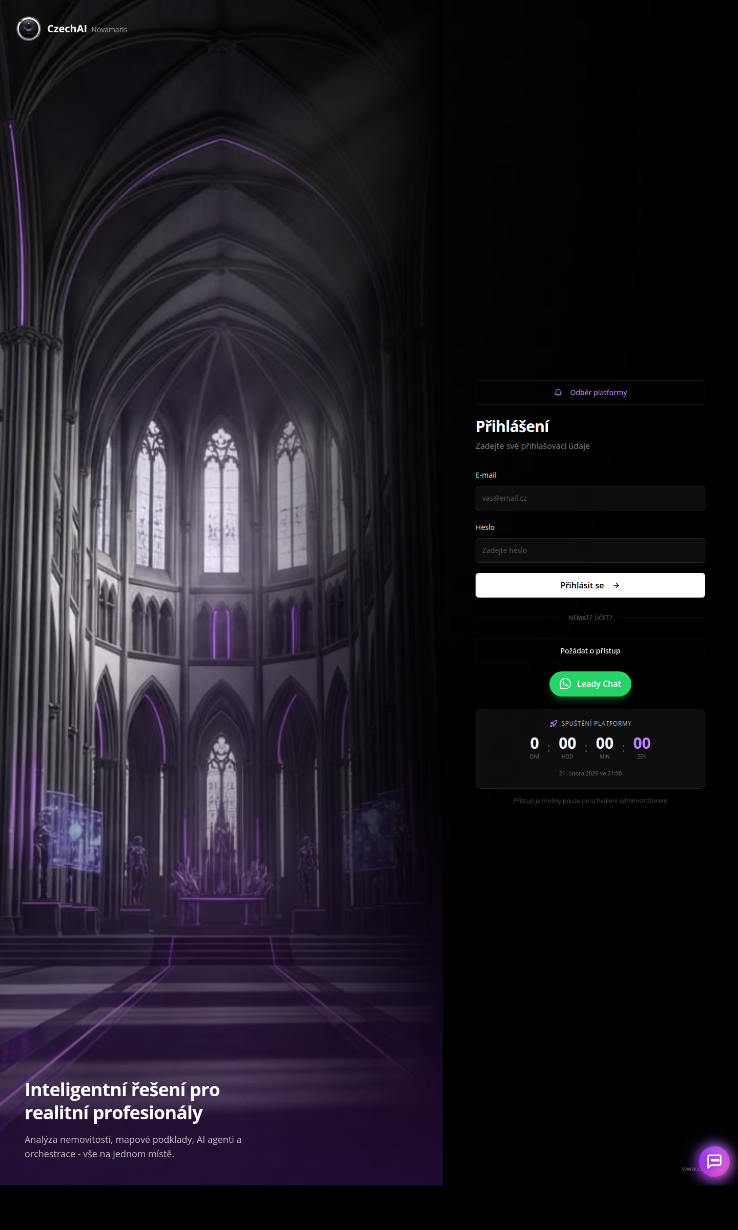 chat.czechai.io — full-page scroll