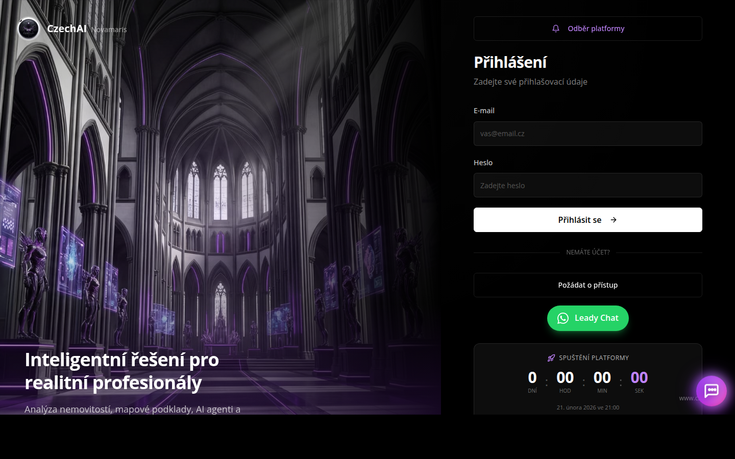 chat.czechai.io — landing