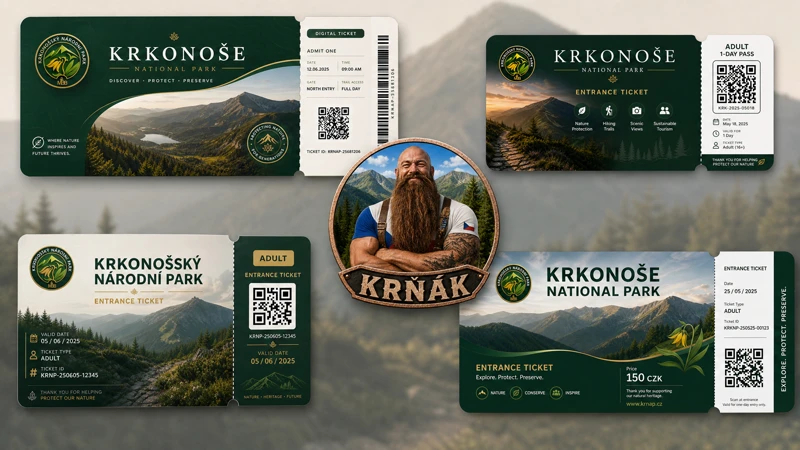 Digitální vstupenky KRNAP — varianta