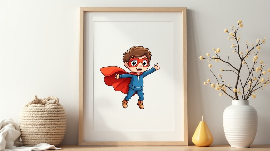 AI ilustrace se jménem